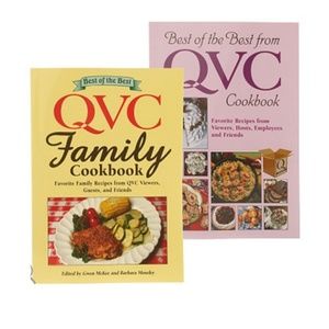 QVC Best of the Best & QVC Family Cookbook Set